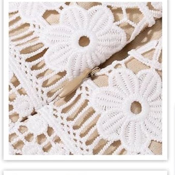 Floral lace party cocktail dress - Picture 5 of 7